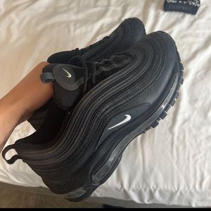 nike air max 97 all black size 4.5 boys
